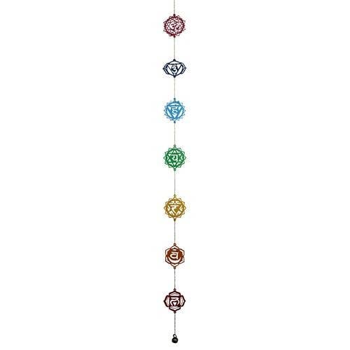Wooden Hanging 7 chakras 120cm