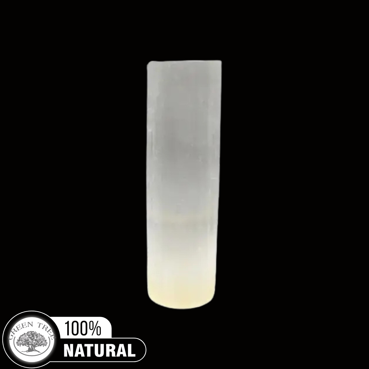 Selenite Lamp Cylindre 30 cm
