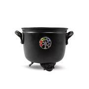 LIGHT WEIGHT CAULDRON FLOWER OF LIFE