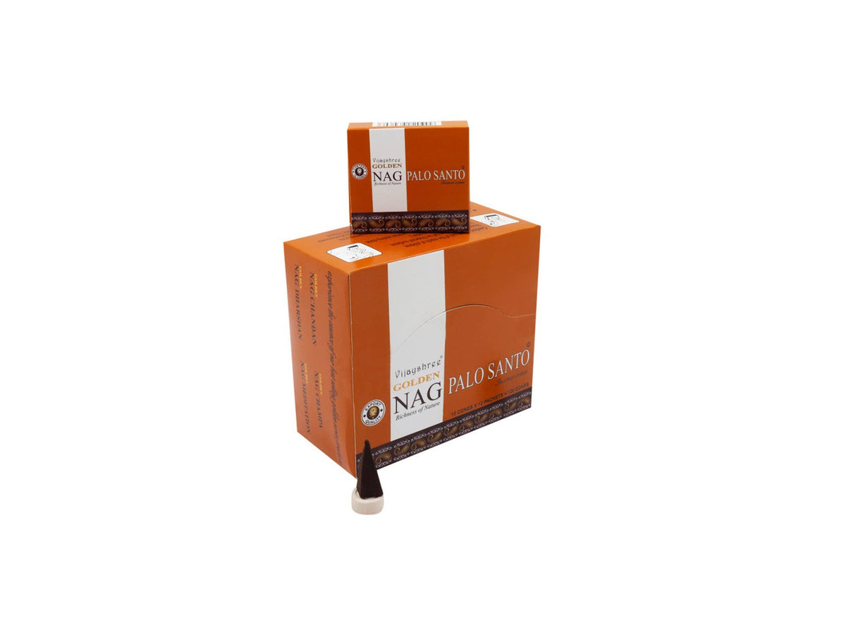 Golden Nag Palo Santo Incense Cones