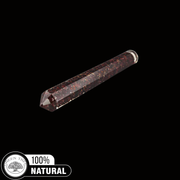 ORGONE FACETED MASSAGE WAND  GARNET