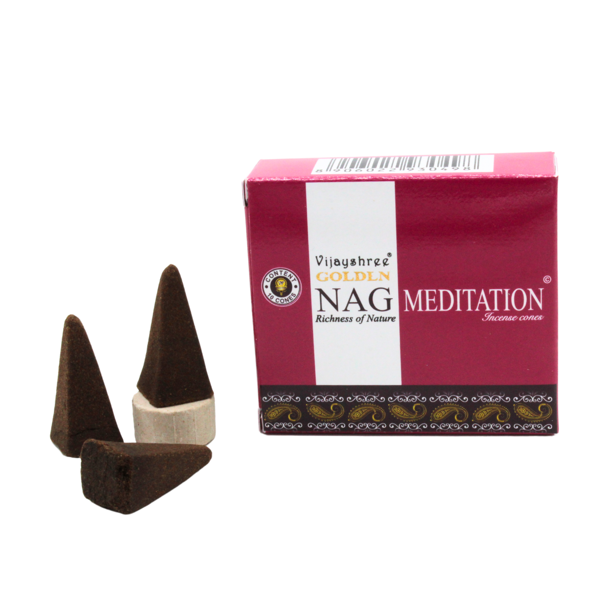 Golden Nag Meditation Cones