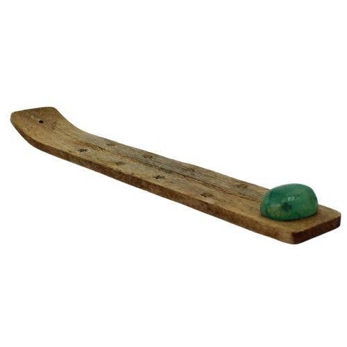 Incense Holder Green Aventurine Set 6 pcs