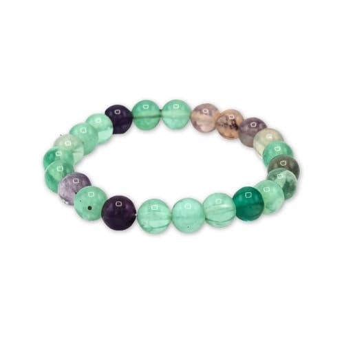 Fluorite Multi beaded Bracelet 8 mm - China