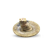 Soapstone Owl Incense Burner on Plate set of 12