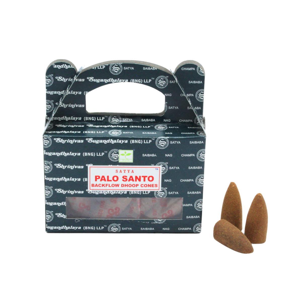 Satya Palo Santo backflow dhoop cones