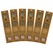 Incense Holder Rose Quartz Set 6 pcs