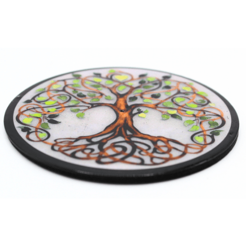 Coaster & Incense Holder - Tree of Life 2 pcs