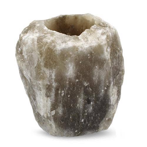 Himalayan Salt Tealight Holder Black