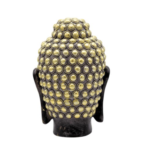Buddha Head Statue 19x17.5x26cm