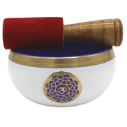 Crown Chakra white singing bowl 10 cm