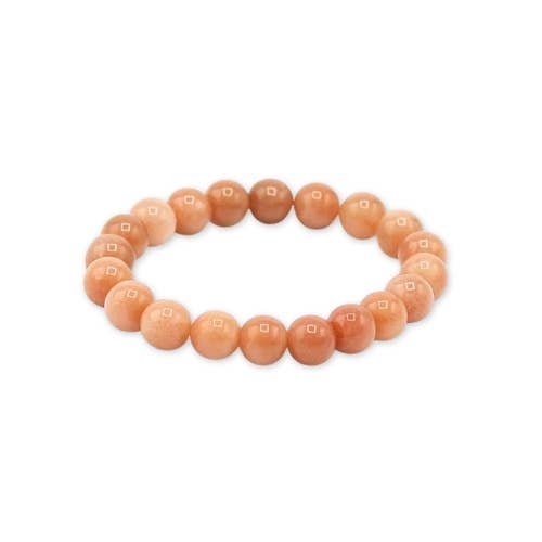 Sunstone 'AA' beaded Bracelet 8 mm - Tanzania