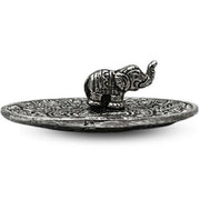 Aluminum Elephant Incense Holder Set 6 Unit