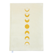 Moon Phase Velvet A5 Notebook