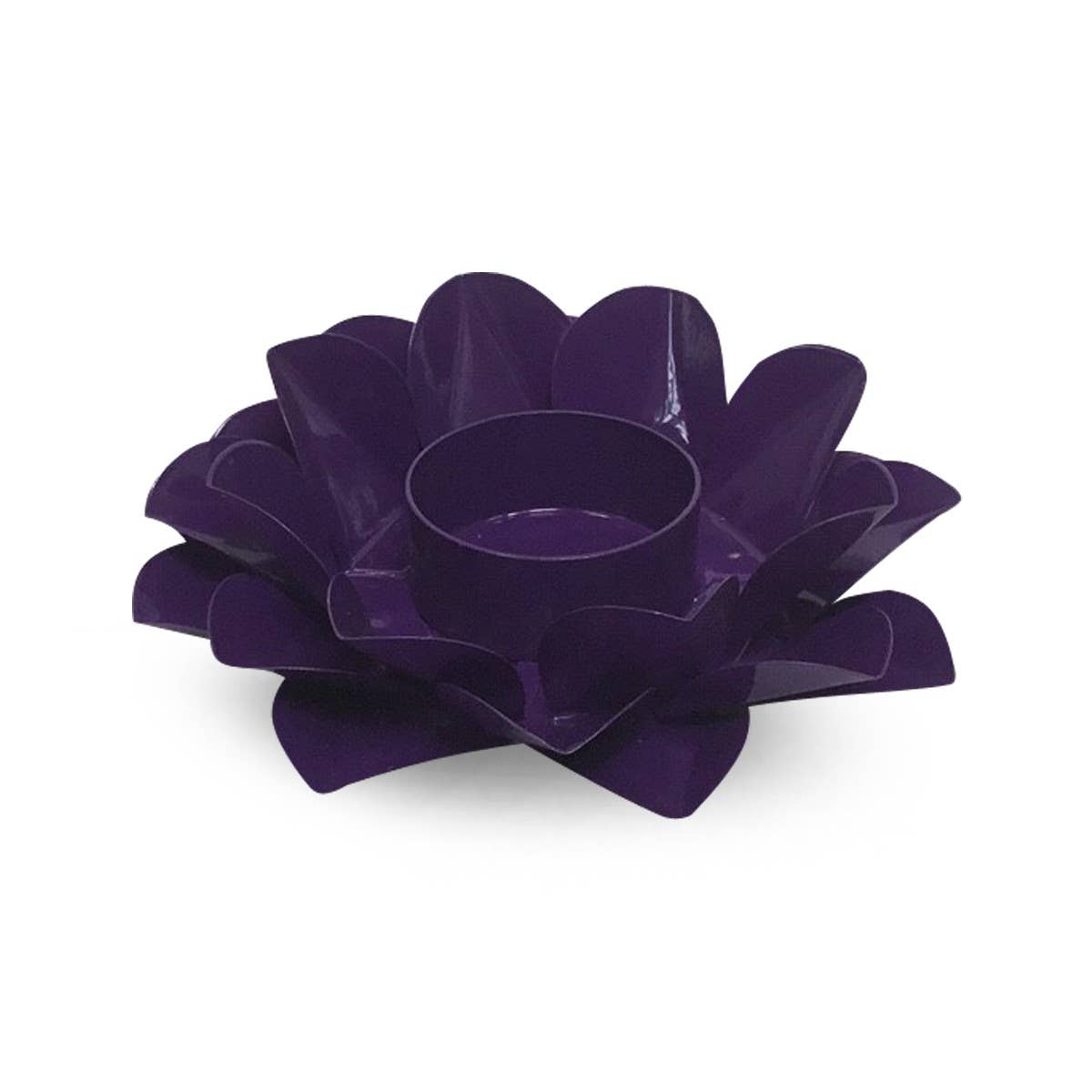 LOTUS CANDLEHOLDER PURPLE CROWN CHAKRA
