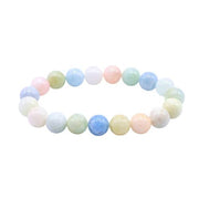 Morganite beaded Bracelet 10 mm - Madagascar