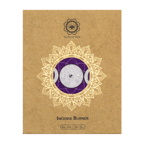 Coaster & Incense Holder - Triple Moon 2 pcs