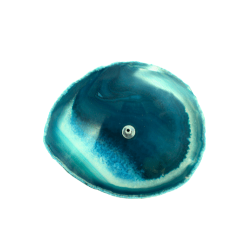 Incense holder Agate Turquoise (Green and Blue)