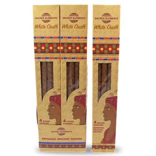 Sacred Elements White Oud Organic Jumbo Sticks