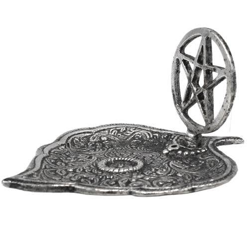 Incense Holder Pentacle Antique Finish