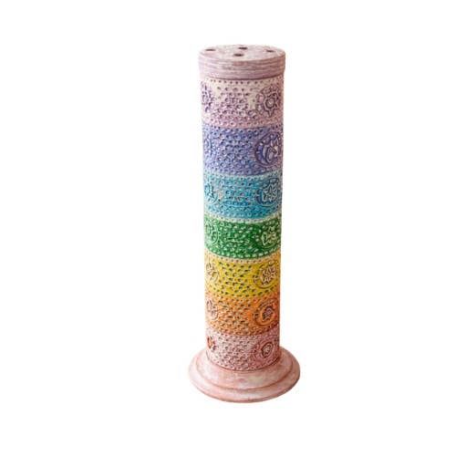 Iron Incense Tower Burner 7 Chakras