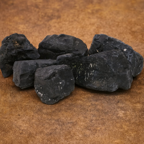 Black Tourmaline 'A' rough stone 1kg - Brazil