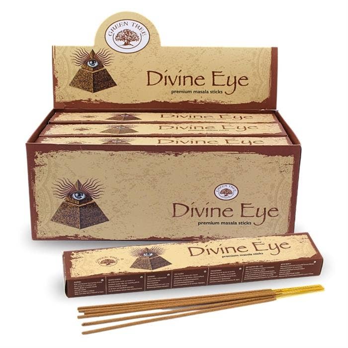 Green Tree Divine Eye Natural Masala Incense 15 grams