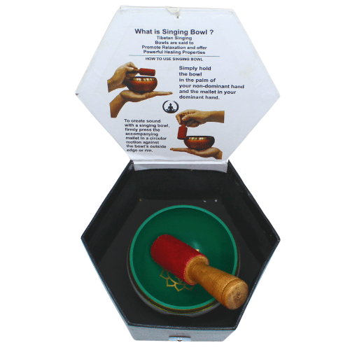 Heart Chakra white singing bowl 10 cm