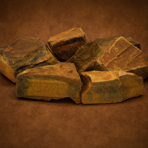 Tiger Eye 'A' rough stone 1kg - South Africa