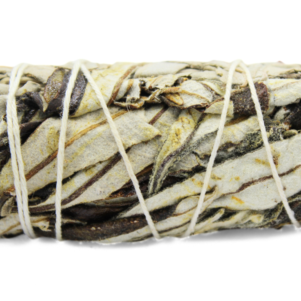 White Sage & Yerba Santa Smudge Stick 10cm (price per pc)