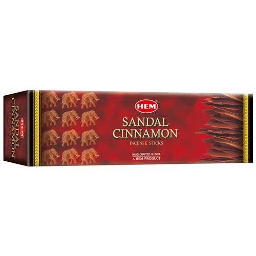 Hem Sandal Cinnamon Square (25 x 8 Sticks)