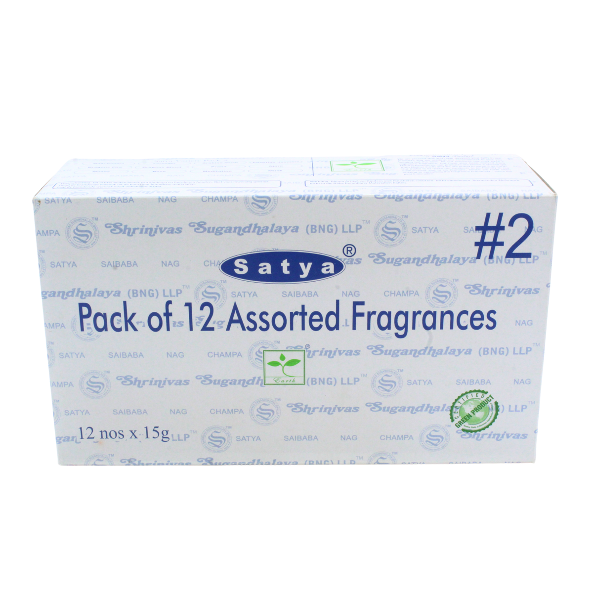 Satya Assorted Pack #2 Incense (12 boxes) 15 grams