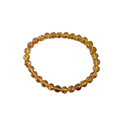 Light Amber bracelet 6mm - Russia