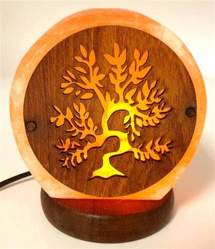 USB Himalayan Salt Lamp Tree of Life 1kg