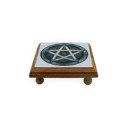 Mini Altar Table Pentagram