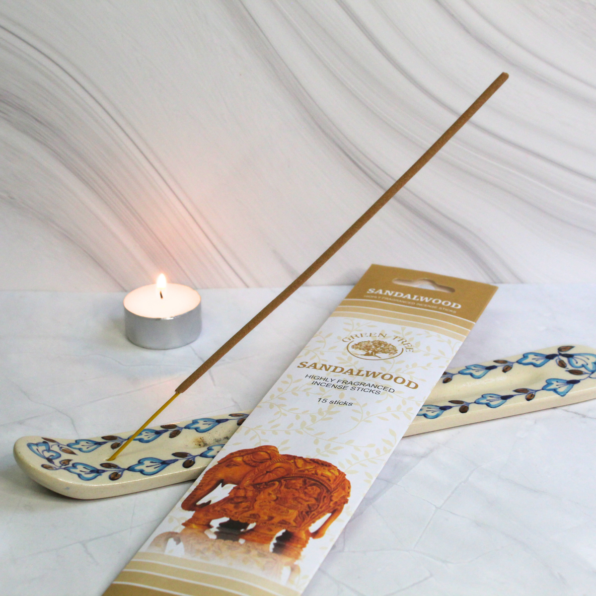 Green Tree Sandalwood Incense 15 Sticks