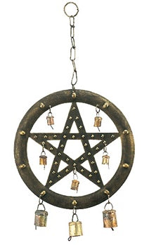 Wall Hanging Iron 45cm Pentagram