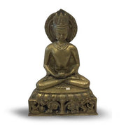 Sitting budha 36 cm with crown