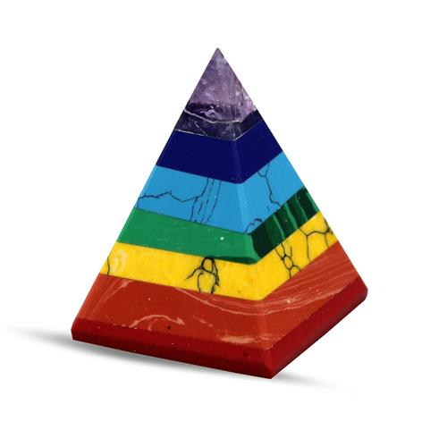 Stone PYRAMID - 7 CHAKRA 25-30 MM