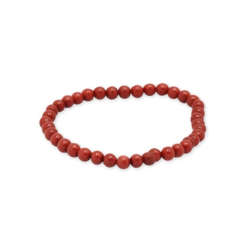 Red Jasper beaded Bracelet 4 mm - South Africa