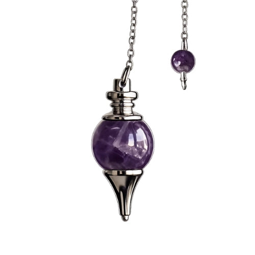 Amethyst sphere pendulum 4cm