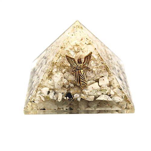 Orgone Pyramid Crystal-Moonstone Gabriel 65-70mm