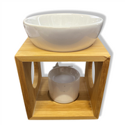 Wooden Ceramic Aromaburner (varied designs) 10x10x14