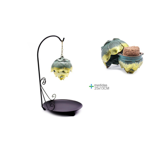 Hanging incense holder Lotus  Flower 25x13