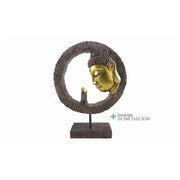 Teaching Buddha head (circular)