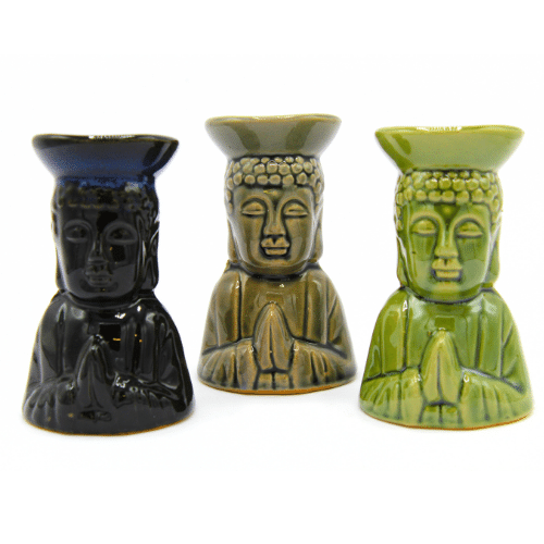 Meditating Buddha Aroma Burner 7.5X7X12CM Set of 6 pcs