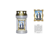 Labeled Candle Our Lady of Fatima