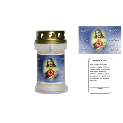 Labeled Candle God Keep You And Bless You
