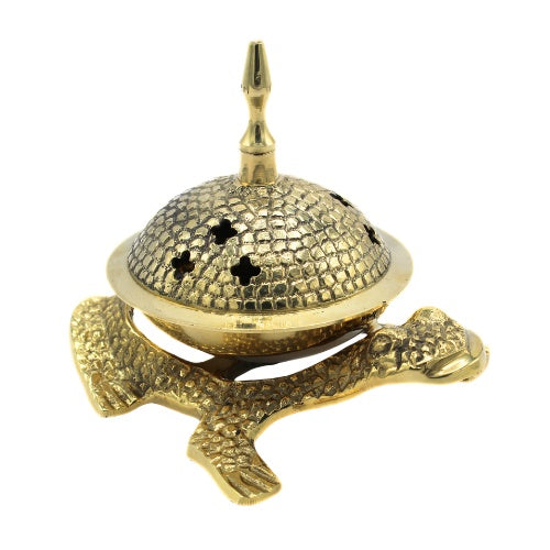 Brass Frog Incense Burner