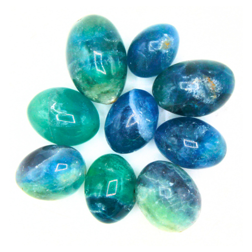 Blue Fluorite 'A' Tumbled Stones 200 gr